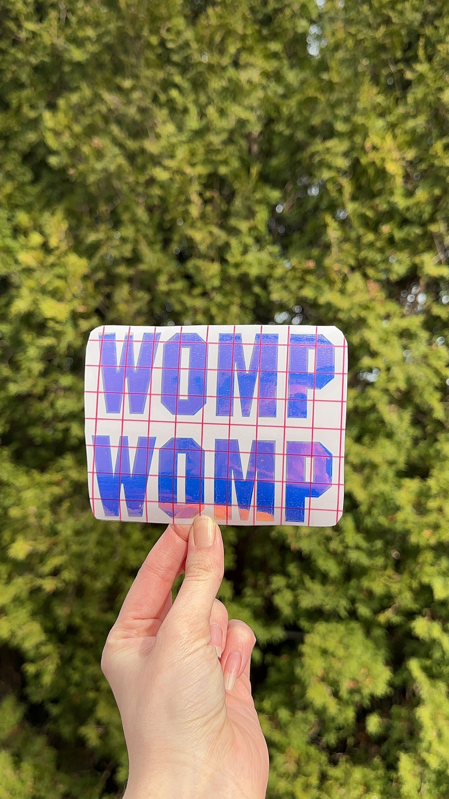 Womp Womp Car Decal, Bumper Sticker, Unhinged Car Accessories